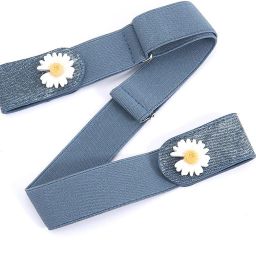 Women Casual Blue Fabric Belt-image-96