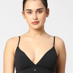 LAASA  SPORTS Half Coverage Seamless Workout Bra With Dr Fit & All Day Comfort-33