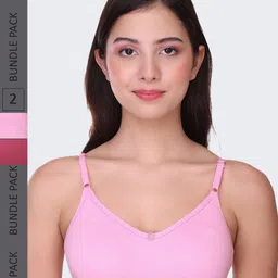 POOJA RAGENEE Pack Of 2 Full Coverage Seamless Wireless Bras MQ3027B_2P_BPK_DPK_28B-picture-10