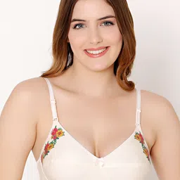 Bodycare Floral Full Coverage Non Padded Cotton Everyday Bra With All Day Comfort-picture-29