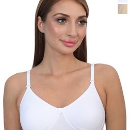 Glamoras Pack Of 2 Non Padded Everyday Bras With All Day Comfort-picture-43