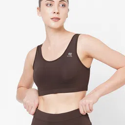 LAASA SPORTS Full Coverage Seamless Moisture Wicking Dry Fit Sports Bra-picture-8