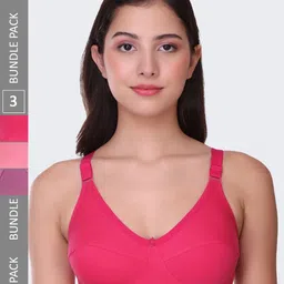 POOJA RAGENEE Pack Of 3 Full Coverage Bra bq2183d_3p_mg_pur_pk_28d-picture-20