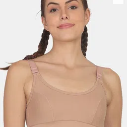 POOJA RAGENEE Pack Of 2 Cotton Workout Bra Full Coverage Non Padded All Day Comfort-picture-55