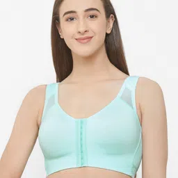 Soie Pack Of 2 Front Closure Full Coverage Non Padded Non Wired Posture Correction Bra image 2