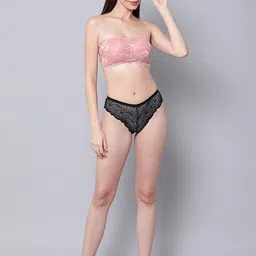 PIBU Full Coverage Non Padded Non-Wired Bandeau Bra With 360 Degree Support image 4