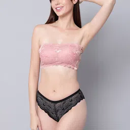 PIBU Full Coverage Non Padded Non-Wired Bandeau Bra With 360 Degree Support image 3