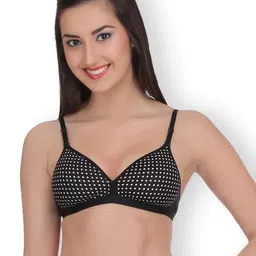 SELFCARE Polka Dot Bra Half Coverage Lightly Padded-picture-1