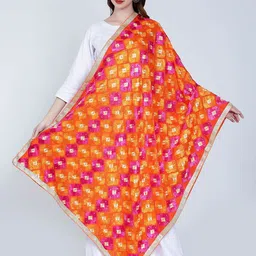 Moda Chales Embroidered Dupatta with Phulkari-picture-22