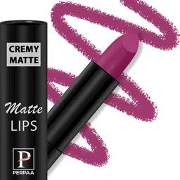 PERPAA Creamy Matte 2-Pcs Long Lasting Bullet Lipstick -Rose Magenta 58 - Pink Fusion 60 image 4