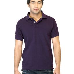 Basics Men Purple T-shirt-image-16