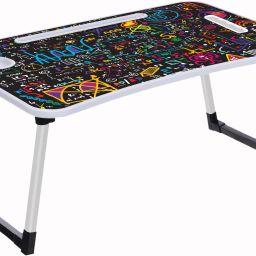 a v creation Foldable multipurpose Table Wood Portable Laptop Table image 4