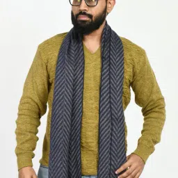 Life and style Striped Men Muffler-image-80