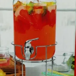 4 L Dispenser with Tap and Black Stand Cold Water Mason Jar Beer Dispenser Bottom Loading Water Dispenser-image-14