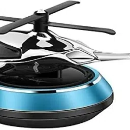 Premium Quality Stylish Helicopter Solar Air Freshener for Car Dashboard Diffuser-image-24