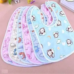 BIBS FOR 0 to 6 months BABY| Waterproof Spill Resistant Bibs | Soft cotton bib |-image-45