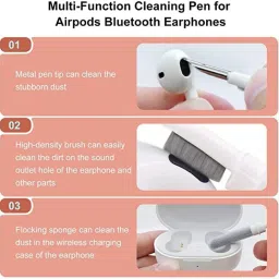 TRU TOYS 5 in 1 Keyboard Cleaning Brush Kit Multi-Function Cleaning Tool Kit for Computer for Laptops, Computers image 2