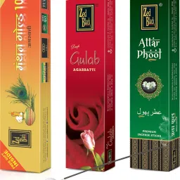 Different Fragrances Manthan Gold 100,Attar Phool,Deep Gulab Combo of 3 Premium-24
