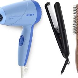 PHILIPS HP8142 Hair Dryer & HP8303 Hair Straightener With Premium Round Brush Personal Care Appliance Combo-image-10
