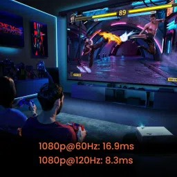 BenQ TH690ST (2300 lm / 2 Speaker / Remote Controller) 4K Compatible Full HD Projector 2300 ANSI lumens,Excellent Colors 96% REC 709, Upto 200inches screen size,16ms Low Input Lag,10W Chamber Speakers, Inbox Amazon Fire Stick 4LED Home Cinema Projector image 2