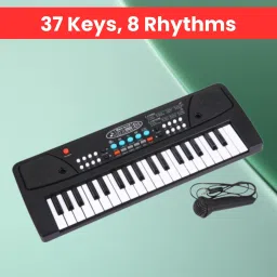 (Piano Keyboard) with Mic/37 Keys 8Rhythms, 8Tones, Portable Electronic ToyW436 (Piano Keyboard) with Mic/37 Keys 8Rhythms, 8Tones, Portable Electronic ToyW436 Analog Portable Keyboard-28