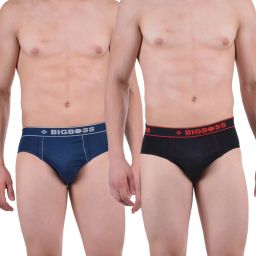 Pack of 2 Anti-Microbial Super Combed Cotton Solid Men Brief-picture-3
