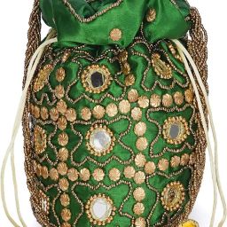 Girls Green Potli-image-37