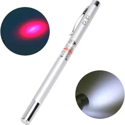 Nishee 5-in-1 Laser Pointer elescopic Extension, Magnet Tip, LED Flashlight Pen image 2