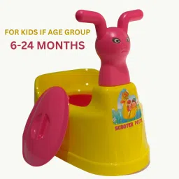 Toilet Trainer Baby Potty Seat Cartoon Face with Removable Tray & Closing Lid Potty Seat-image-84