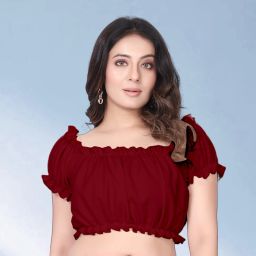 Square Neck Women Blouse-image-73