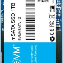 EVM MSATA 1 TB All in One PC's, Desktop, Laptop Black mSATA Internal Solid State Drive (SSD) (EVMMS/1TB)-50