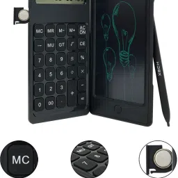 nexiva 12-Digit Foldable Calculator with Writing Pad – DigiFold, Mini Pocket Size 12-Digit Foldable Calculator with Writing Pad – DigiFold, Mini Pocket Size Basic Calculator image 5
