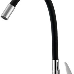 PACIFIC Flexible Swan Neck Black 360 degree swivel spout For Kitchen Sink Wash Basin Pillar Tap Faucet-image-58