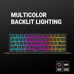 Ant Esports MK1500MINI Bluetooth Laptop-size Gaming Keyboard Compatible with Desktop, Laptop, Tablet, iPad, Mac image 3