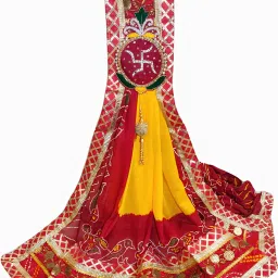 Satin Blend Embroidered Yellow Women Dupatta-image-66