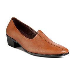 Bxxy Men Textured Elevator Heeled Mojaris-18