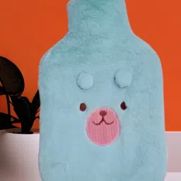 Comfirt Hot Water Rubber Bag with Soft Plush Fur Pocket Cover For Body Ache Non-Electrical 2 L Hot Water Bag-image-7