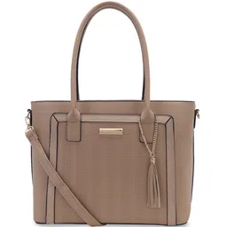 GIORDANO Textured Tasselled Structured Shoulder Bag-41