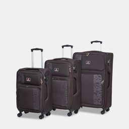 SWISS MILITARY Set Of 3 Textured Soft-Sided Trolley Bags-57
