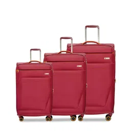 SWISS MILITARY Set Of 3 Textured Soft-Sided Trolley Bags-10