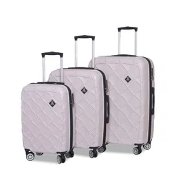 SWISS MILITARY Set Of 3 Textured Hard-Sided Trolley Bags-46