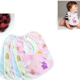 baby bib Super Soft Cotton Daily Use,Velcro bibs for baby-image-33