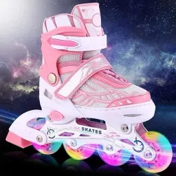 countrylink This inline skating used daily excise PU LED Whiles with light up as you skate. In-line Skates - Size 8-11 US image 3