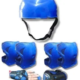 Adjustable Multipurpose Cycling / Skating Kit Cycling Kit m size 7 to 14 age Skating Guard Combo-image-40