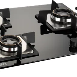 3 Burner Built in Glass Hob with Double Ring Forged Brass Burner Glass Automatic Hob-4