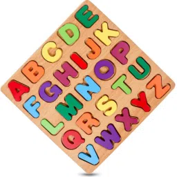 bloombec Wooden Educational Creative learning A To Z English Alphabets Board Puzzle image 2
