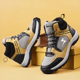 zixer Hiking Outdoor High Neck Shoes||Anti Skid Boots/ H-i Technology Sole Grip Shoes High Tops For Men-picture-12