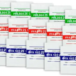 15-Pack Buffer Powder for pH Meters - Works with All Electronic pH Meters pH Indicators-52