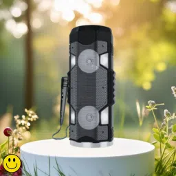 FRONY Play (PORTABLE BLUETOOTH PARTY SPEAKER) With Karaoke Mic, High Quality SoundI379 20 W Bluetooth Party Speaker-image-3