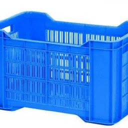 Plastic Multi-Purpose Use Crates (Blue) Storage Basket-8